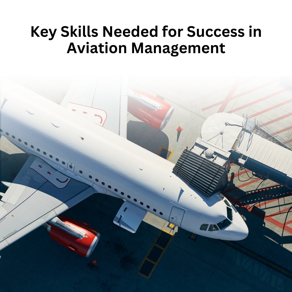 Aviation management students at WIIA Ahmedabad are learning aviation operations and management.
